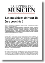Article Les musiciens doivent-ils être coachés ?